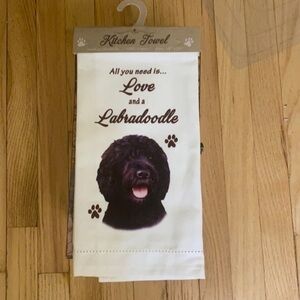 100% cotton pet themed tea towel 18” x 26”